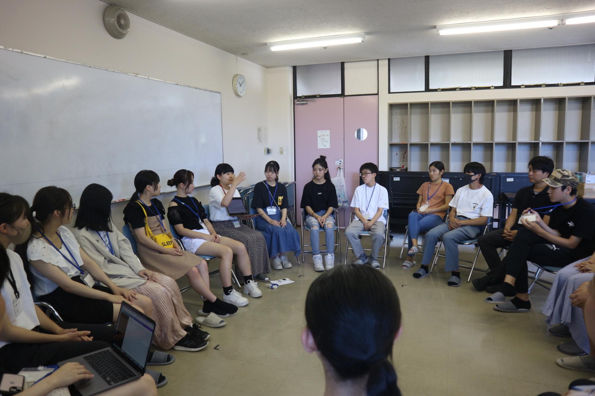 昨年度の様子（ワークショップ）
